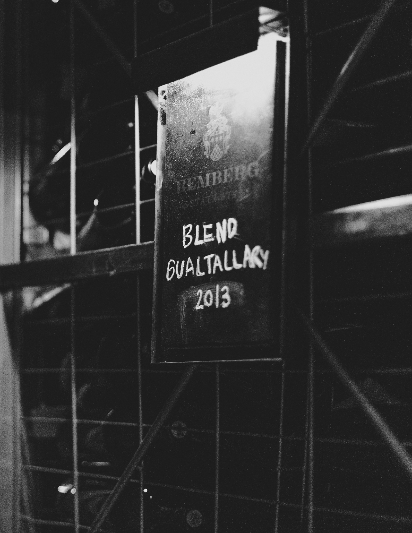Barrica marcada a mano: Blend Gualtallary 2013